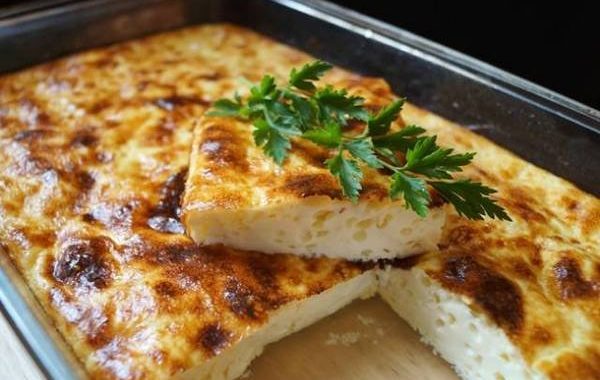 Омлет с сыром в духовке рецепт