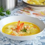Сырный суп с креветками рецепт