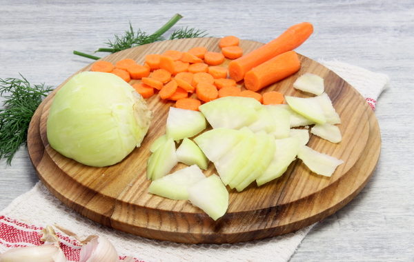 Кольраби с морковью на зиму