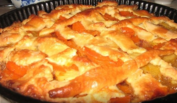 Пирог с тыквой и яблоками — рецепт