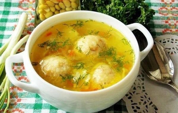 Суп с сырными шариками рецепт