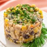 Салат с грибами и кукурузой рецепт приготовления
