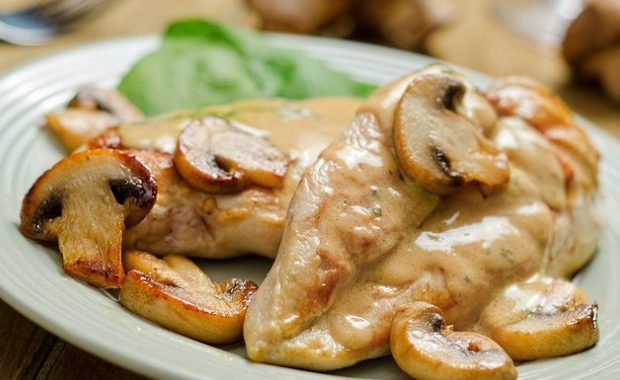 Курица в грибном соусе с шампиньонами рецепт приготовления