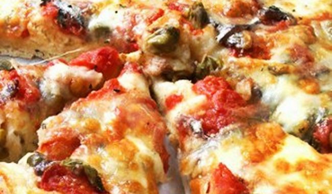Пицца с ветчиной и грибами (шампиньонами) рецепт приготовления