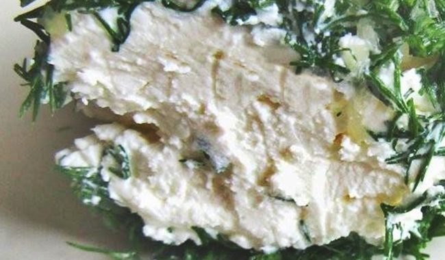 Сливочный сыр с зеленью и чесноком рецепт приготовления