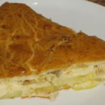 Картофельный пирог с луком в духовке рецепт приготовления