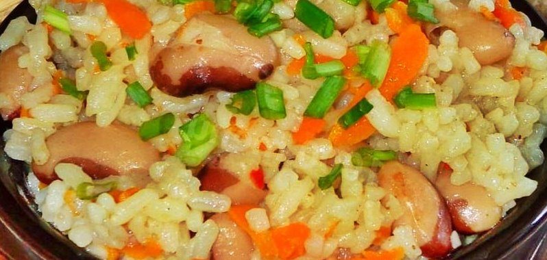 Рис с белой фасолью рецепт приготовления