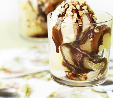 Мороженое с грушей и шоколадом рецепт приготовления