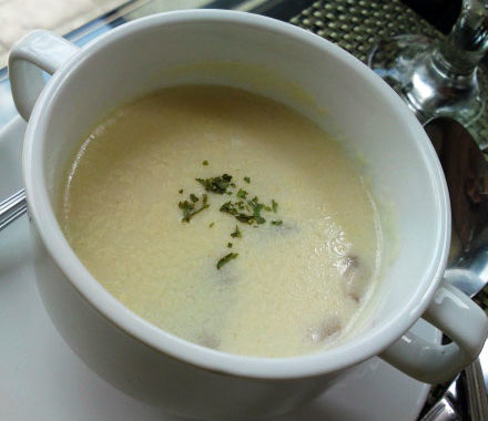 Суп-пюре из шампиньонов со сливками рецепт приготовления
