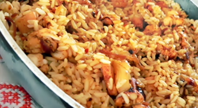 Острая курица с овощами и рисом рецепт приготовления