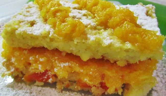Пирожное «Солнечное» из кукурузных хлопьев рецепт
