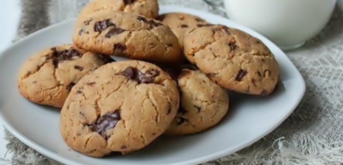 Рецепт овсяного печенья с шоколадом