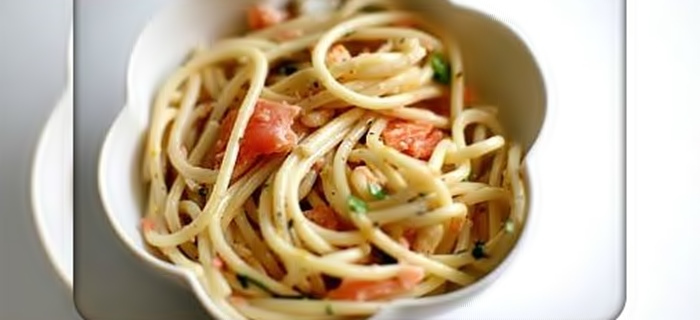 Спагетти с лососем рецепт приготовления