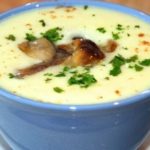 Картофельный крем-суп с белыми грибами рецепт