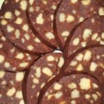 Рецепт шоколадной колбаски из печенья