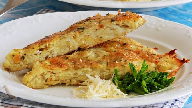 Картофельная запеканка с сыром и чесноком – пошаговый рецепт