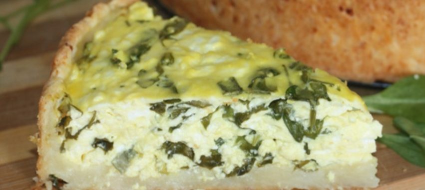 Пирог со шпинатом и творогом – пошаговый рецепт с фото