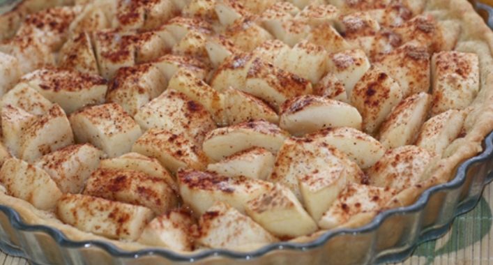 Песочный пирог с яблоками – пошаговый рецепт с фото