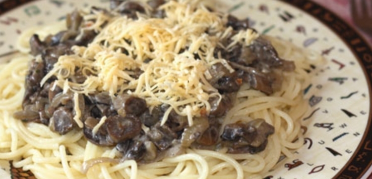 Паста с грибами и сыром – пошаговый рецепт с фото