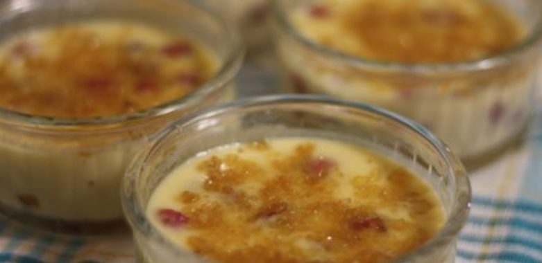 Десерт с персиком и малиной – пошаговый рецепт с фото