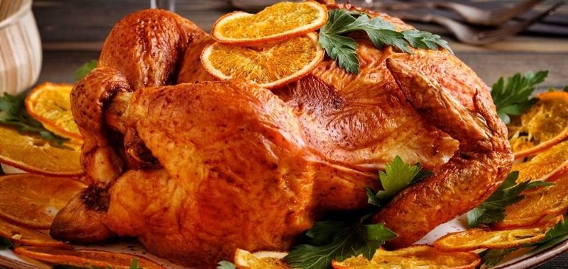 Курица с апельсинами запеченная в духовке – пошаговый рецепт